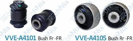 VVE-A4100 - Rubber Bushes - Front (4 Pcs) | Fits: Volkswagen Vento, Volkswagen Polo, Skoda Rapid, Skoda Fabia