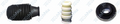 HC6-A4600 - Protection Boot Kit - With Bearing, Front | Fits: Honda WR-V